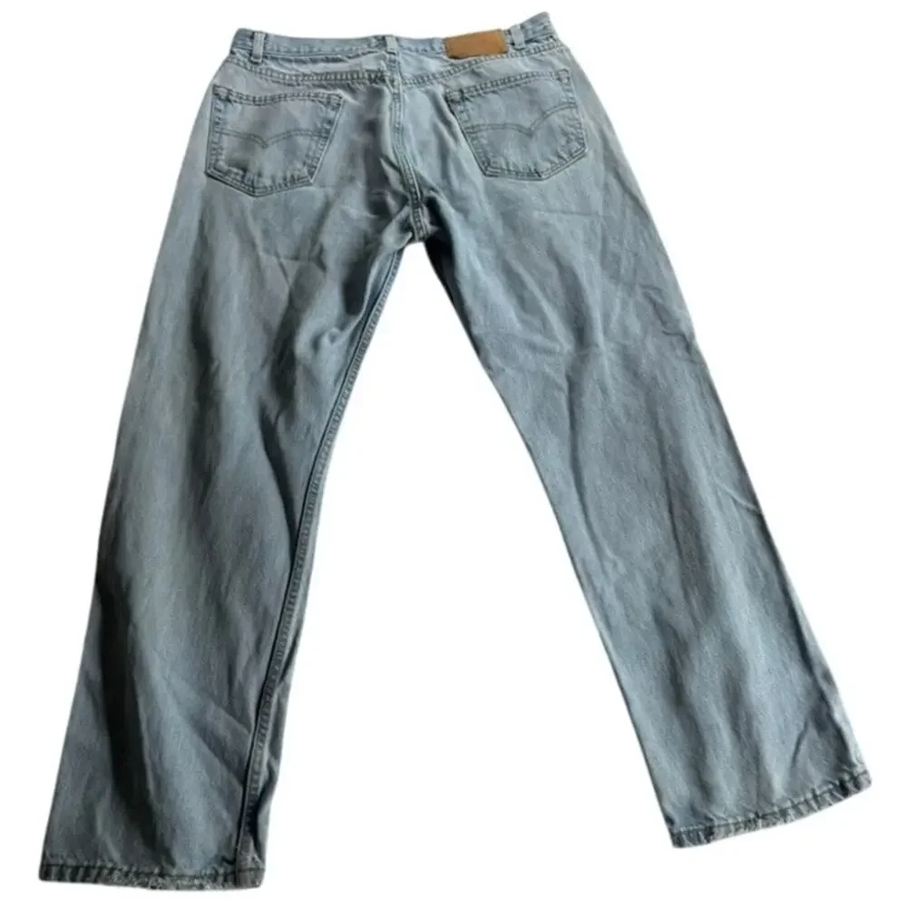 Vintage Levis 505 Orange Tab Jeans Mens 36x30 Made in Mexico Straight Leg 90s
